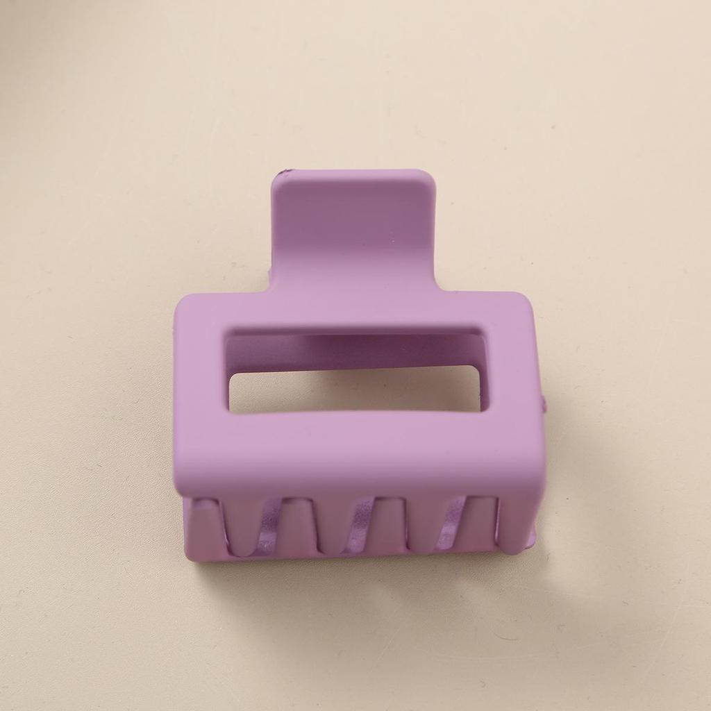 8.5CM x 10.5CM Rectangular Matte PS Hair Clip - Simple Shark Hair Accessory