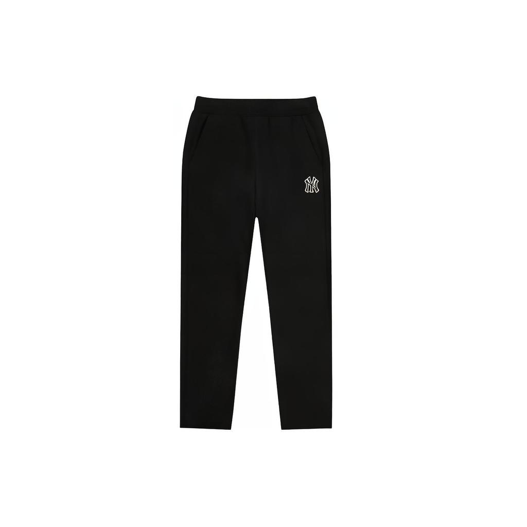 New MLB Knitted Sweatpants Unisex Black 31TP02111-50L