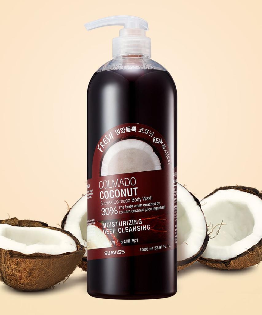 Colmado Coconut Body Wash 1000ml WS01AB07 x 2