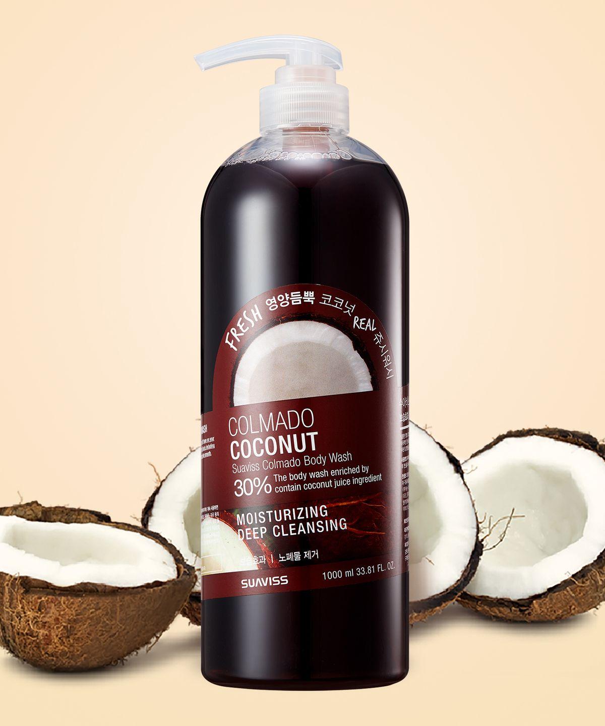 Colmado Coconut Body Wash 1000ml WS01AB07 x 2