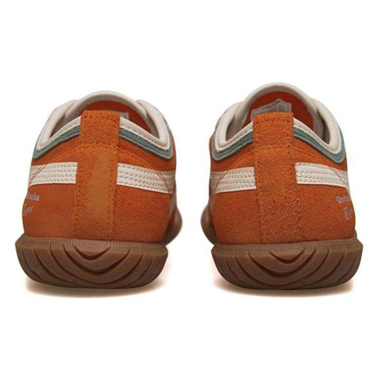 ONITSUKA TIGER Tsunahiki Retro Sports Leather Synthetic Durable Low-Top Casual Running Shoes Unisex Sneaker Orange 1183A085-800