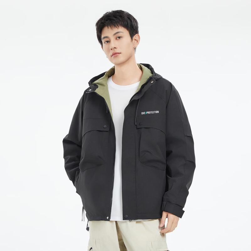 OVERPROTECTION Men's Hooded Outdoor Workwear Jacket