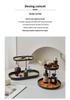 Cosmetics Storage Box Aroma Diffuser Tray: Key, Perfume, and Iron Rack for Dressing Table, Entrance, or Washstand