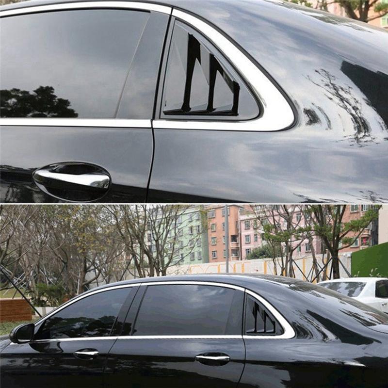 Practical-Shutter Decorative Stickers Rear Triangle Window Exterior Decorative Parts Accessories For Mercedes-Benz Old A-Class 2