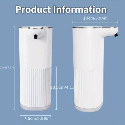 360ML Wandmontierter 4-stufig einstellbarer elektrischer intelligenter automatischer Seifenspender mit Sensor Hand-Geschirr-Desinfektionsmittel Waschmaschine