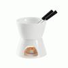 Tazas para fondue de chocolate con tenedores, tazas para derretir chocolate, mantequilla, cerámica, olla caliente