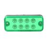 6pcs 8 LED Clearance Side Marker Light Indicator Lamp Truck Trailer Lorry Yellow