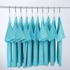 Unisex Crew Neck Short Sleeve Loose Fit Cotton T-Shirt Solid Color Basic Tee Top