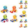 Cartoon Dinosaur Go-kart Inertial Sliding Toy Car For Boys Abs Material Race Car Appearance Push Function 11*11*8.5cm