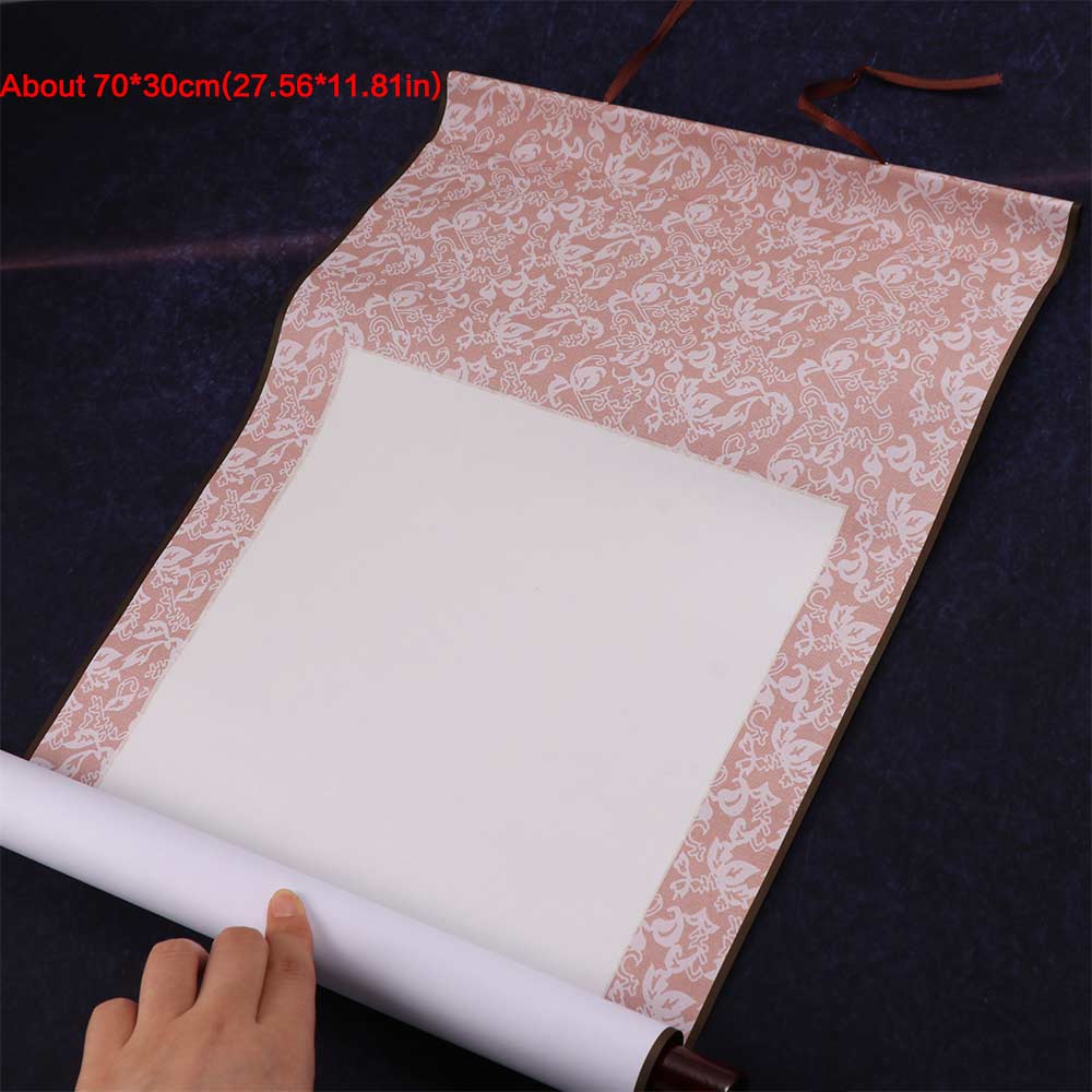 Selbstgemachte Geschenke Malrolle Kalligraphie Montage Leere Hängrolle Zeichenleinwand Rollen