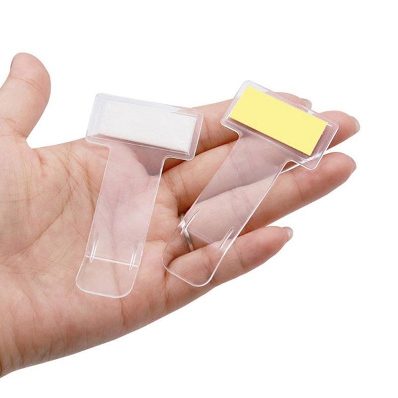 Car Styling Parking Permit Clip Car Fasteners Card Holder Self Adhesive Fasteners for Car Windshield Home Refrigerator