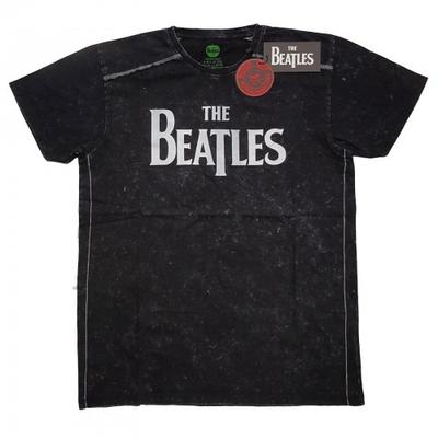 The Beatles Unisex-Erwachsene Drop T Logo T-Shirt