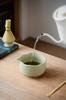 Ceramic Matcha Tea Ceremony Set with Whisk, Chasen Holder, and Brush.