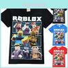 Lebhaftes Roblox Charakter Spiel T-Shirt für Kinder mit bequemer Baumwolle