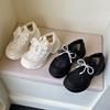 Fashion Summer Hollow Out Thick Bottom Vulcanized Shoes Woman Chunky Platform White Sneakers Women Comfortable Lace Up Sports Shoes