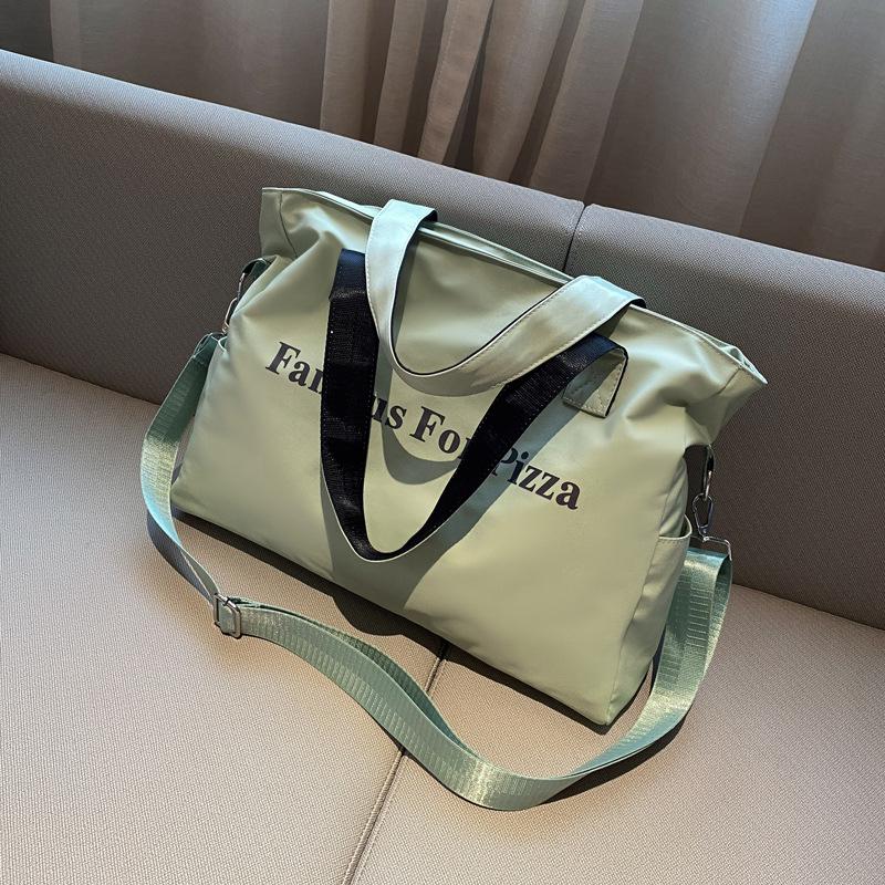 

Dry and wet separation fitness bag women s lightweight shoulder leisure travel bag Korean version versatile portable boarding duffel bag зелений