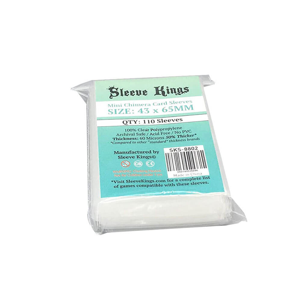

Board Game Sleeves Mini Chimera (43mm x 65mm/110 Per Pack)