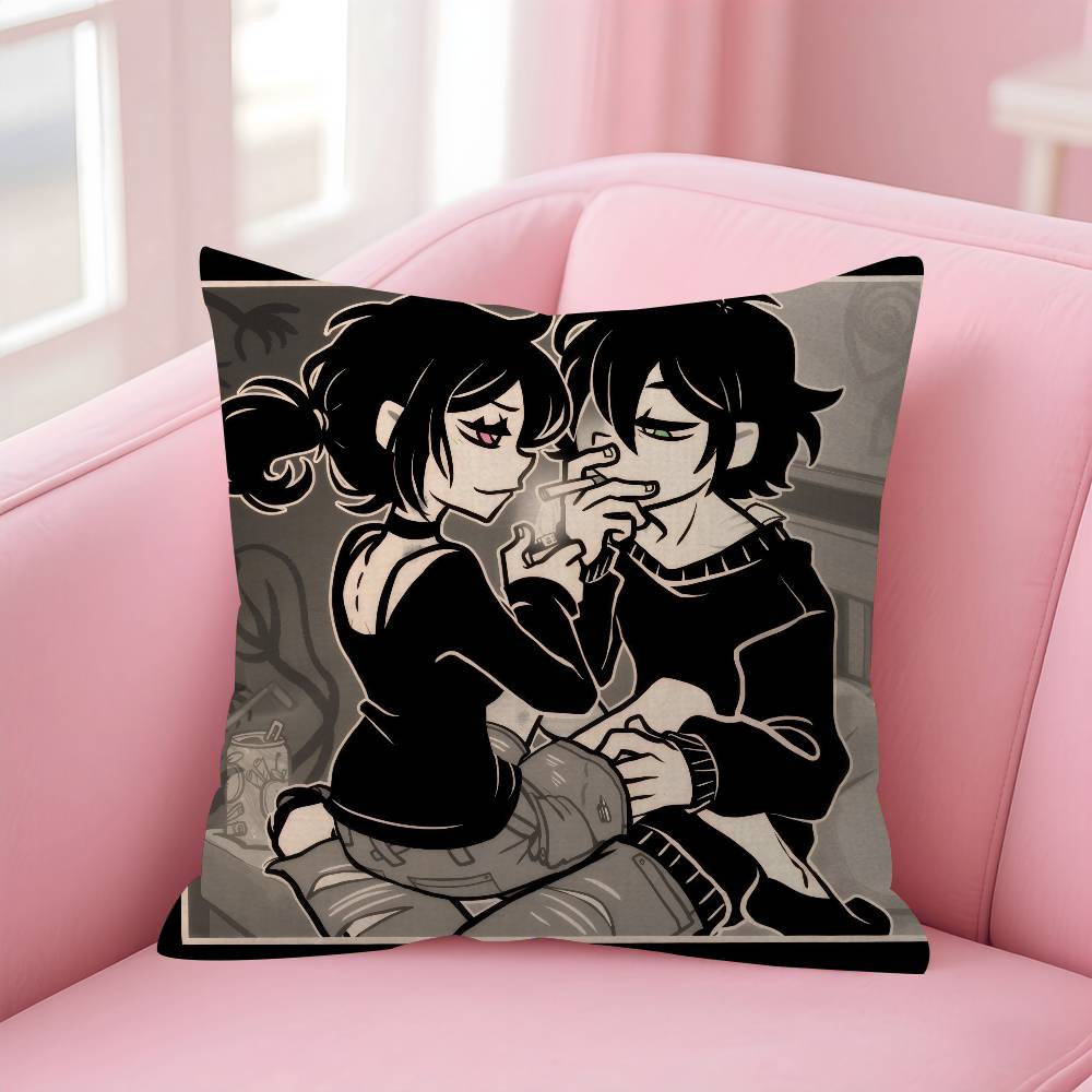 The Coffin Of Andy And LeyleyS Kissen Anime-Kissen Sofakissen Kopfkissenbezug Kissenbezug 45x45 cm Mode