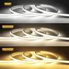 COB Neon Led Strip Lights Flexible Led Tape 220V Waterproof Outdoor Lighting Tape Ceiling Lights With EU Plug