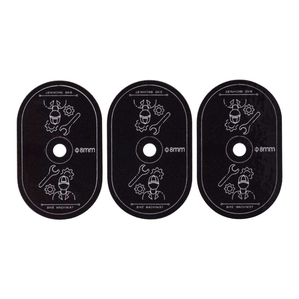 3Pcs Bicycle Tire Valve Sticker Universal Bike Valve Pad Sticker Tire Air Nozzle PVC Sticker Valve Decal Protector Cover