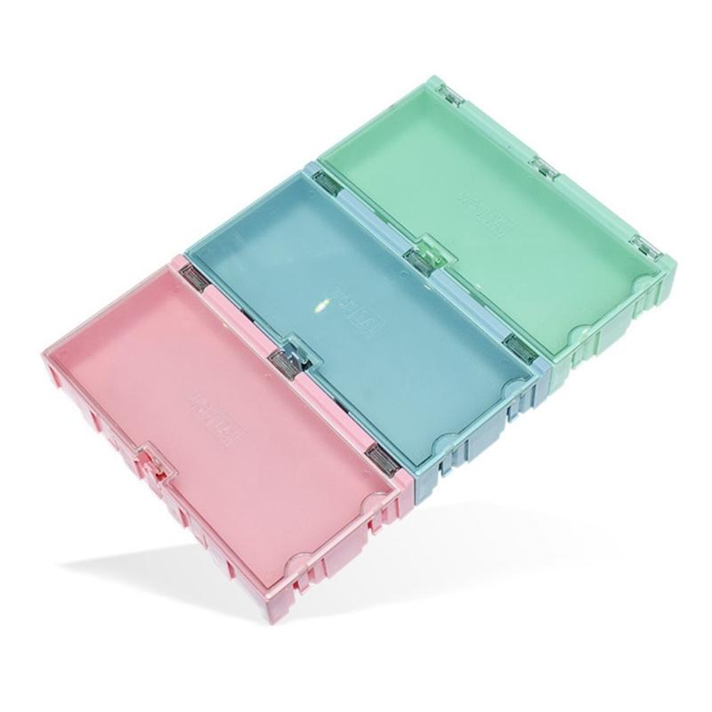 Interchangeable Mini Organizers Box Set Electronic Components Box For Beads Screws Fishing Tackle In Multiple Colors