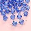 Handmade Beads Diamond-shaped Faceted Beads Acrylic Transparent Irregular Faceted Round Beads Beads DIY Bracelet Cell Phone Chain Jewelry Loose Beads