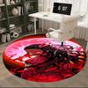 Anime Character Chair Mat - Round Carpet for Home Decor, Office Use, Bedroom & Living Room Gift0424b