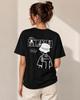 New Fashionable and Comfortable Unisex's and Unisex's Pattern T-shirt Printed T-shirt Round Neck Cotton Short Sleeve Plus Size Shirt