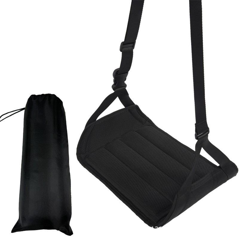 Compact Adjustable Foot Hammock for Travel and Rail