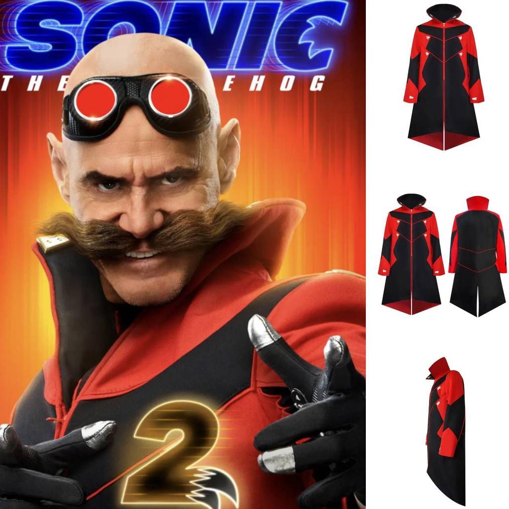 Sonic The Hedgehog Dr Egguman Costume For Halloween Cosplay