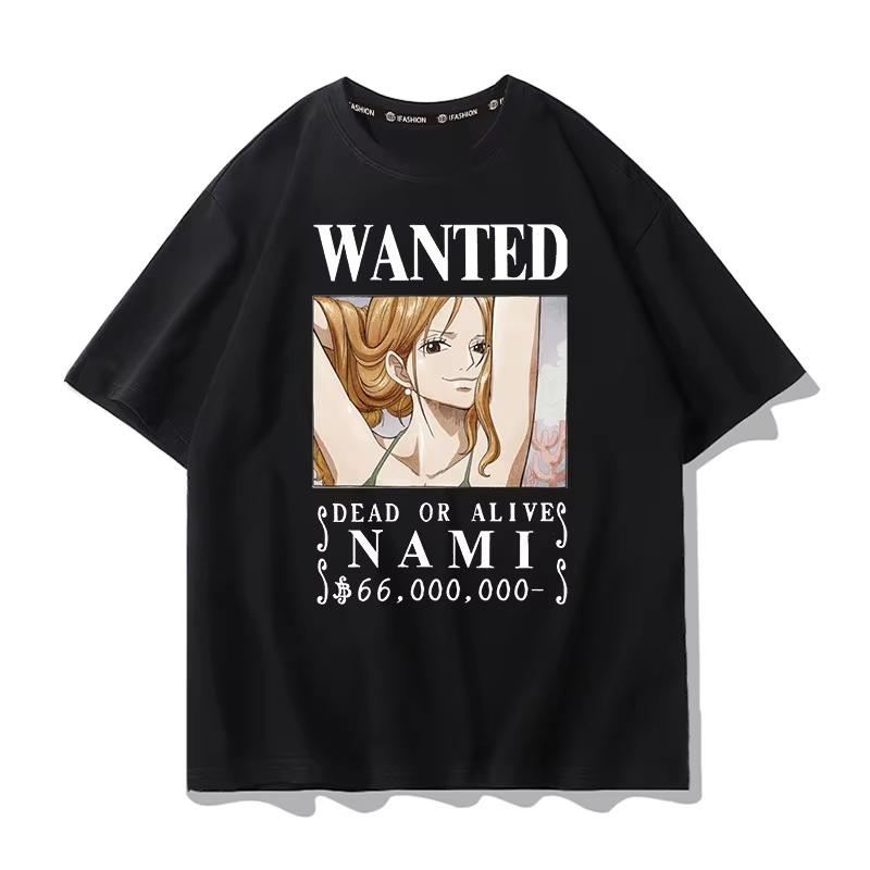 One Piece Pattern Tshirt Anime Tshirt Mens Style Summer 2026 Fashion Short Sleeve Shirt