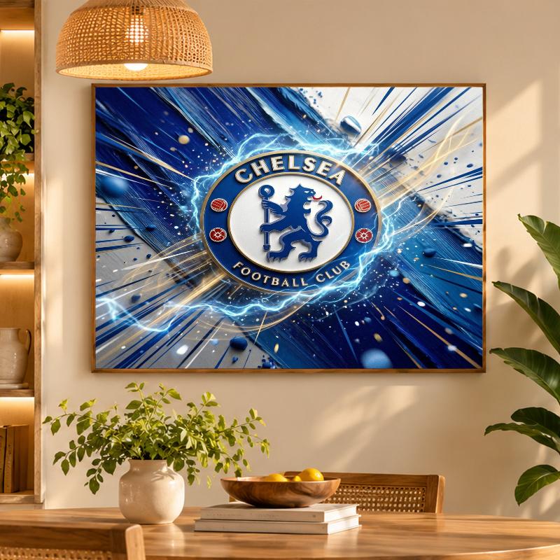 5D Diamond Painting Chelsea FC DIY Full Drill Diamond Art Kit Home Decoration