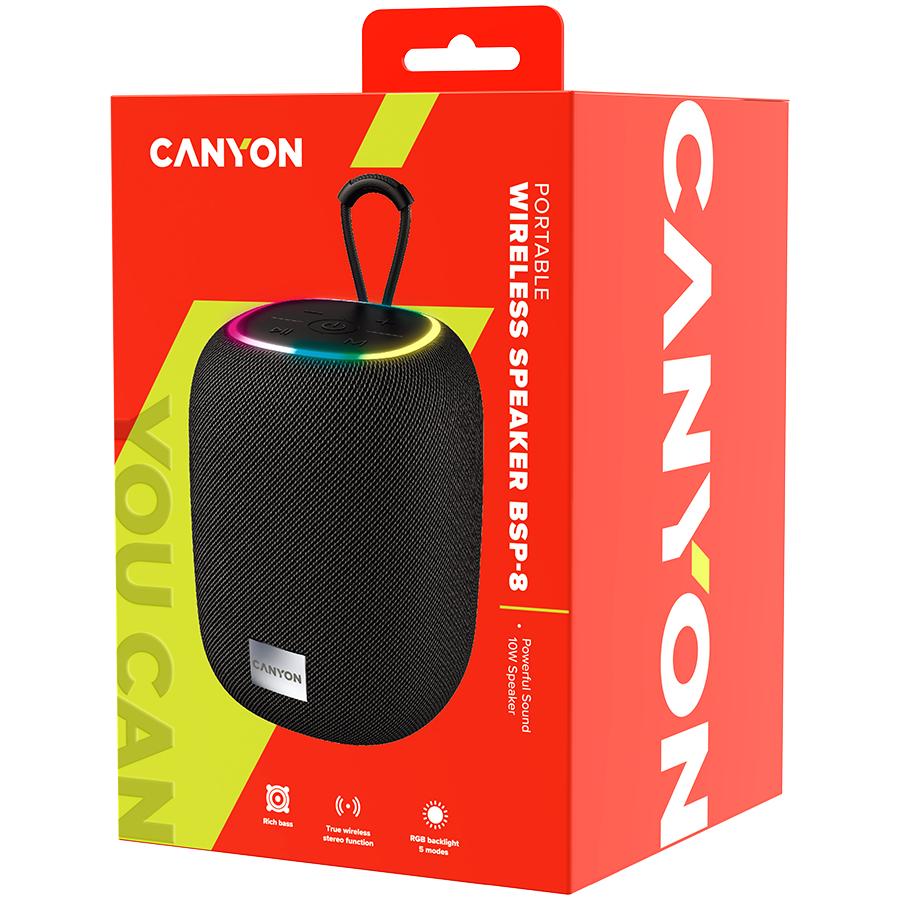 CANYON Bluetooth Speaker BSP-8 10W Black