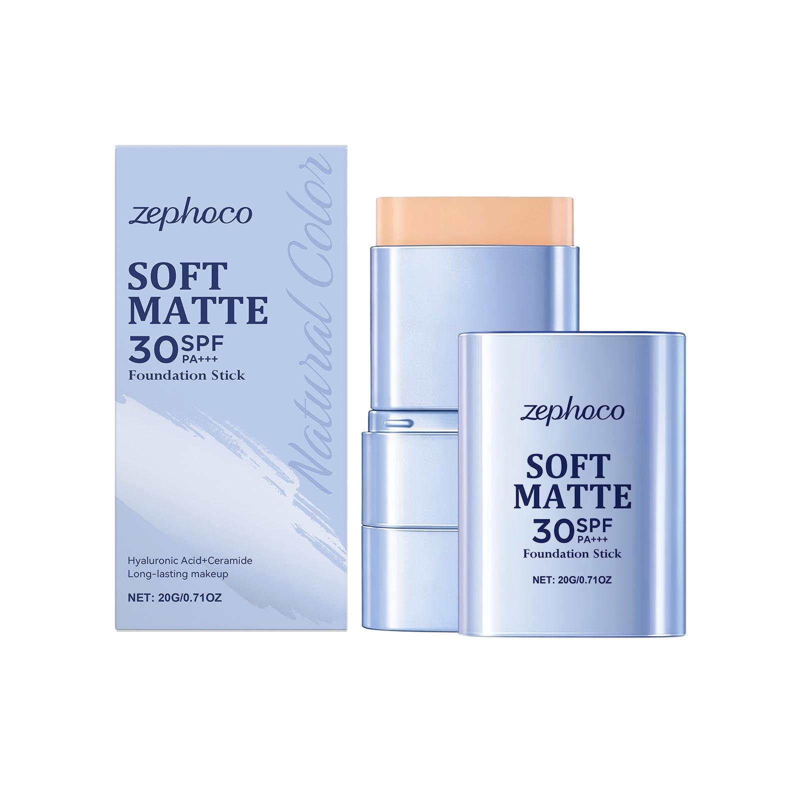 

Zephoco Soft Mist 2-in-1 Foundation Stick: Lightweight, Silky Texture for a Natural, Flawless Base. 20g (Export Only)