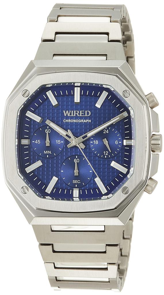 Seiko Watch WIRED REFLECTION Octagon AGAT448 Silver Watch Men's