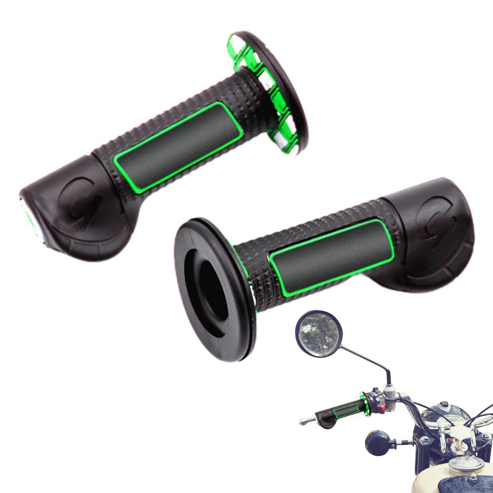 

Motorcycle Handlebar Grips Non-Slip Motorcycle Handlebar Grips Motorcycle Grips Cycling Replacement Parts Bicycles Grip Cover зелёный
