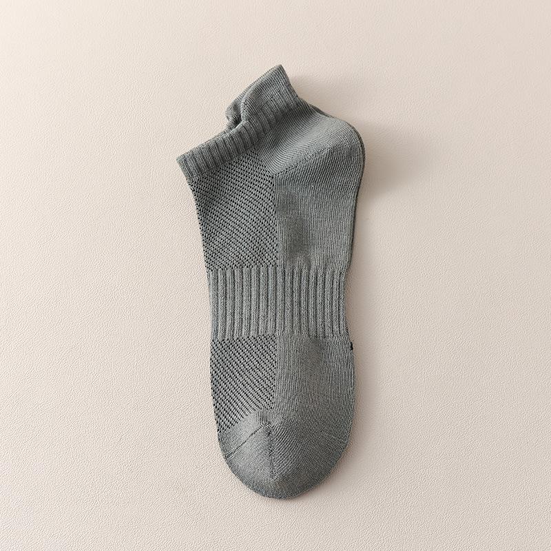 Men's Summer Thin All-purpose Cotton Mesh Breathable Sweat Absorption Deodorant Antibacterial Sports Socks