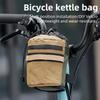 ESLNF High-Quality Bicycle Front Rack Water Bottle Bag - Retractable Cord Tightening Design Durable Cycling Storage Bag for Bike
