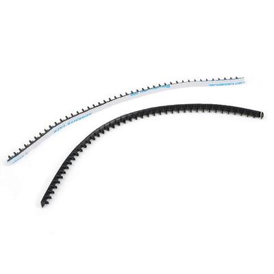 Schwarzes Kunststoff-Stirnband Anti-Rutsch-Zahnstange für DIY-Haarschmuck 5 Stück