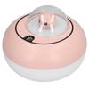 300ml LED Desk Humidifier White Pink USB Powered Mute Colorful Large Capacity Air Humidifier for Home Office