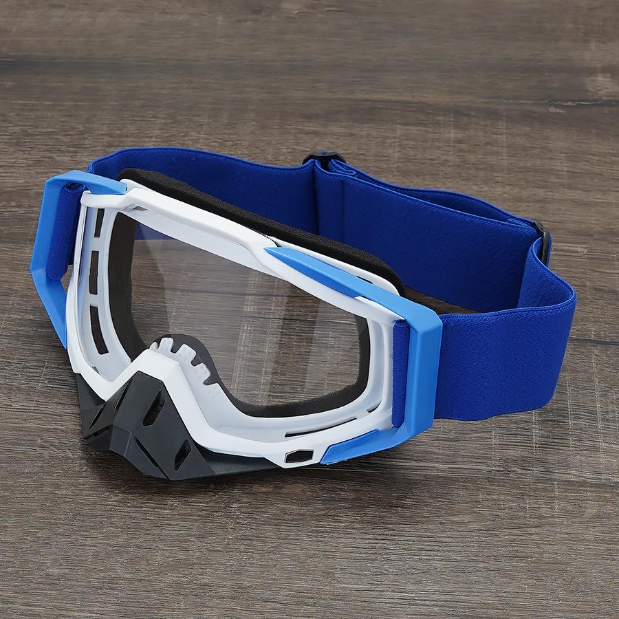 2 Pcs Dirt Bike Goggles, Motorcycle ATV Goggles Riding Goggles Ski Goggles Windproof Glasses Racing Motocross Goggles