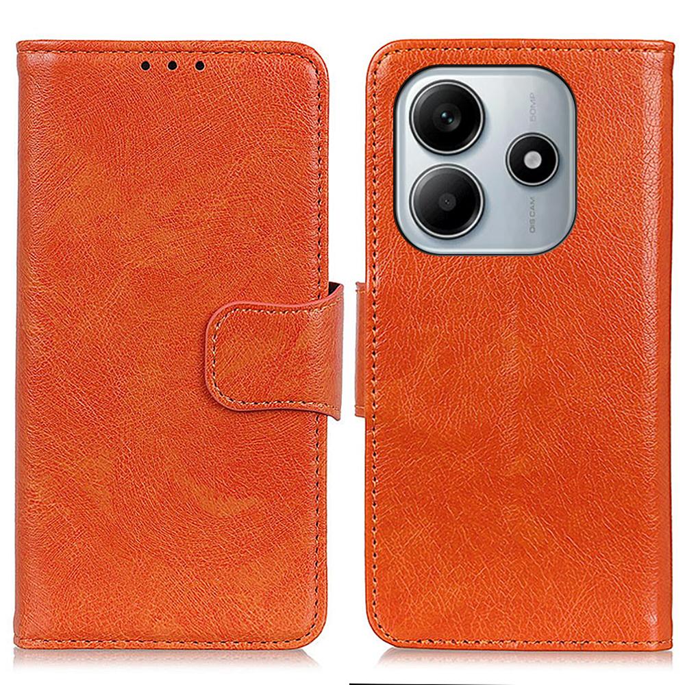

For Xiaomi Redmi Note 14 5G Case Nappa Texture Split Leather Wallet Phone Cover A