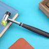 1PC 25mm Double Face Soft Tap Rubber Hammer Multifunctional Hand Tool with Hard Plastic & Non-Slip Grip for Precision Work