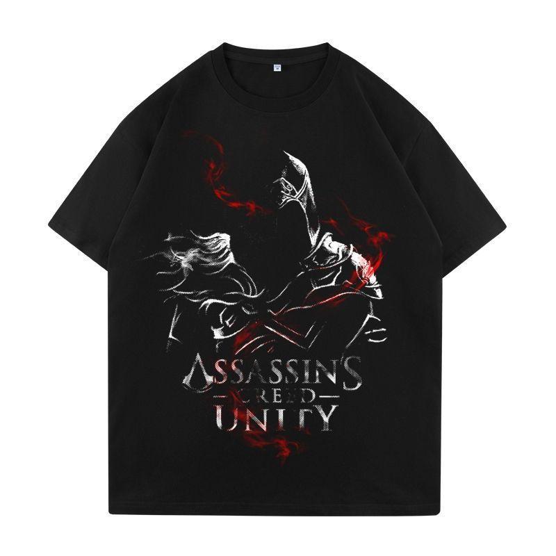 Camiseta de manga corta y cuello redondo holgado de algodón puro para hombre y mujer, ideal para verano y otoño.