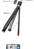360° Rotating Anti-Shake Selfie Stick Tripod with Bluetooth Remote and Extendable Desktop Stand