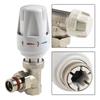 Thermostatic Radiator Valve DN20 DN15 White Silver Precise Special Valve 1 Pc Copper For Floor Heating Multiple Settings
