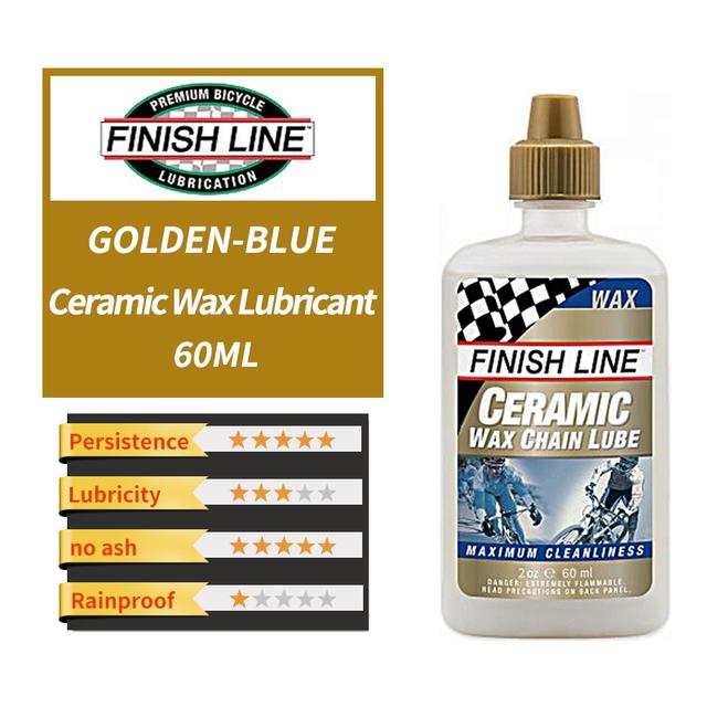 FinishLine  60/120ML Bicycle Chain Waxy Maintenance Oil Squirt MTB Road Bike Chain Gear Wet Oil Lube For Chain Fork Flywheel