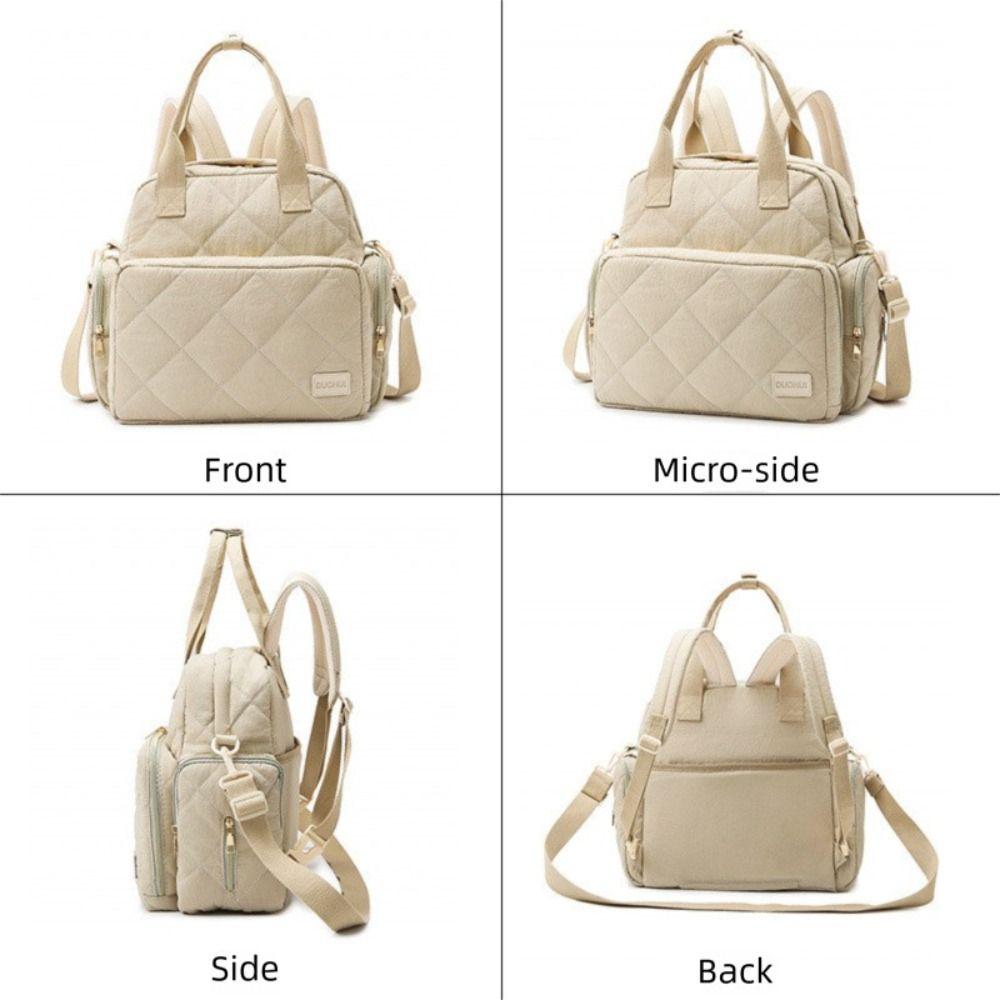 Spritzwassergeschützte Wickeltasche Mehrfache Fächer Reise Rucksack Neue Mama Tasche Damen