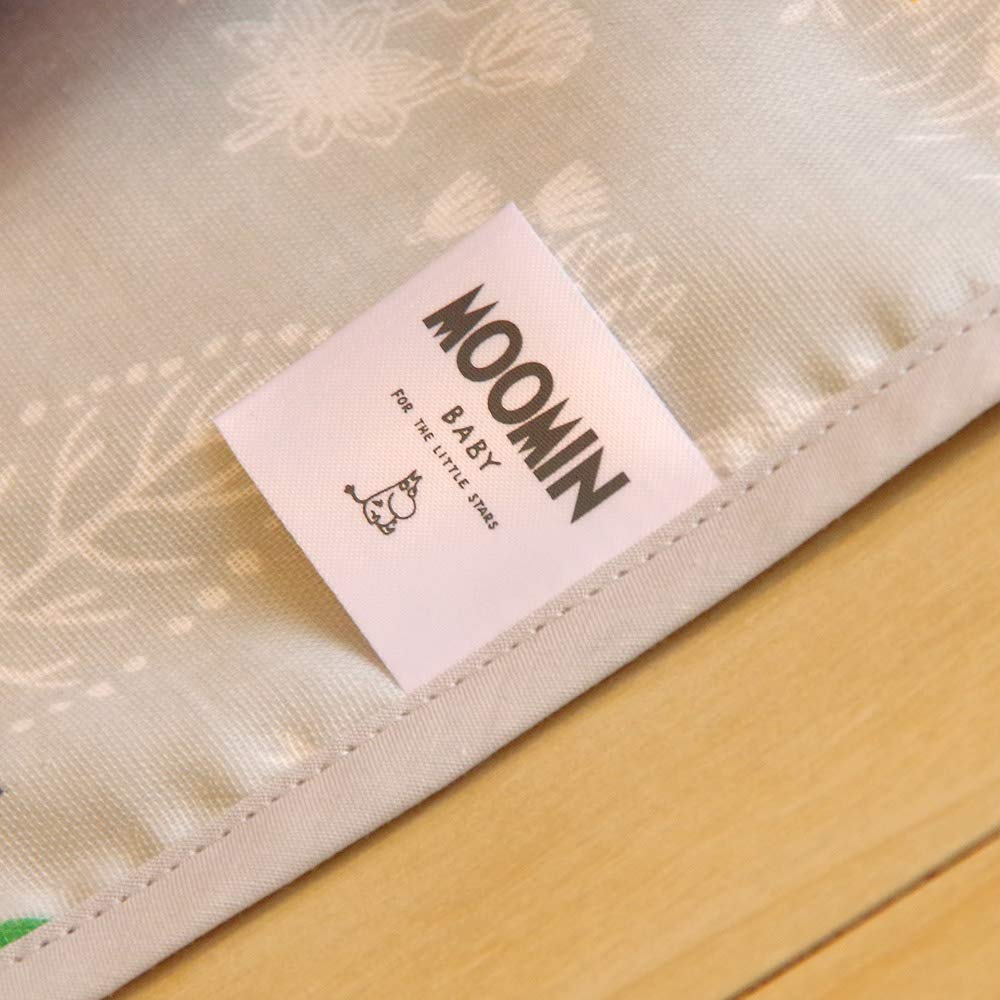 Baby.e-sleep Moomin Verschoonmat, Zonnig Beige, Gemaakt in Japan