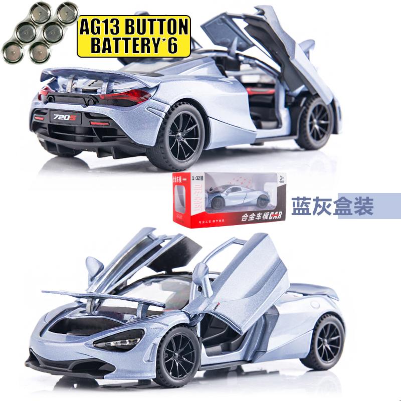 1:32 McLaren 720S Luxe Premium Coupé Sportif Métal Alliage Modèle Réduit Voiture Décoration Maison Voiture à Rappel Hobby Cadeau Pour Ami